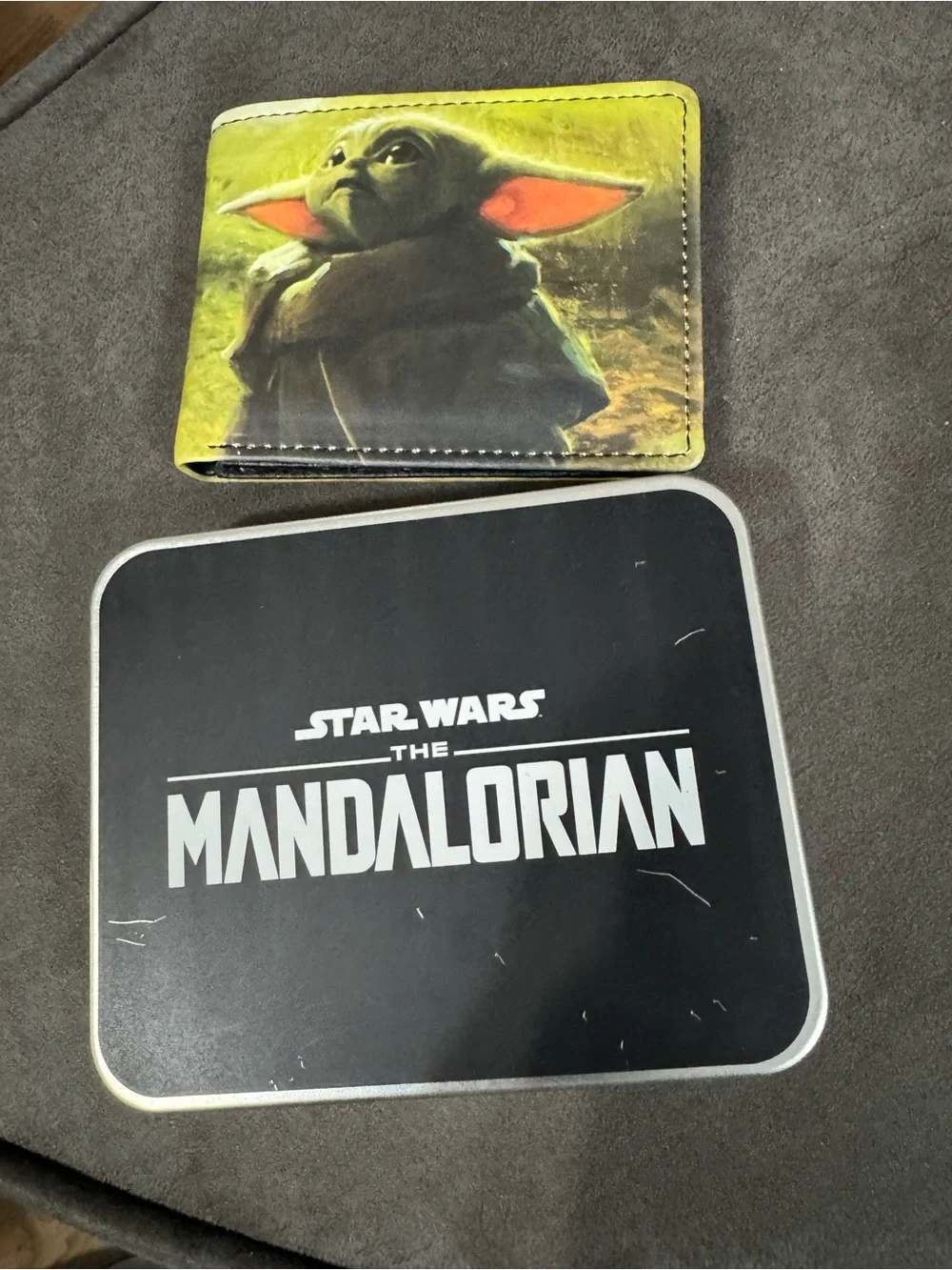 Star Wars Mandalorian Bifold Wallet - Black & Green Trim